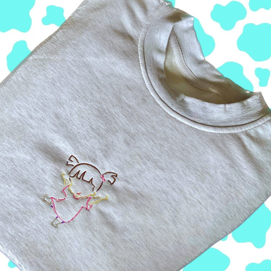Boo Embroidered T-Shirt/ Sweatshirt