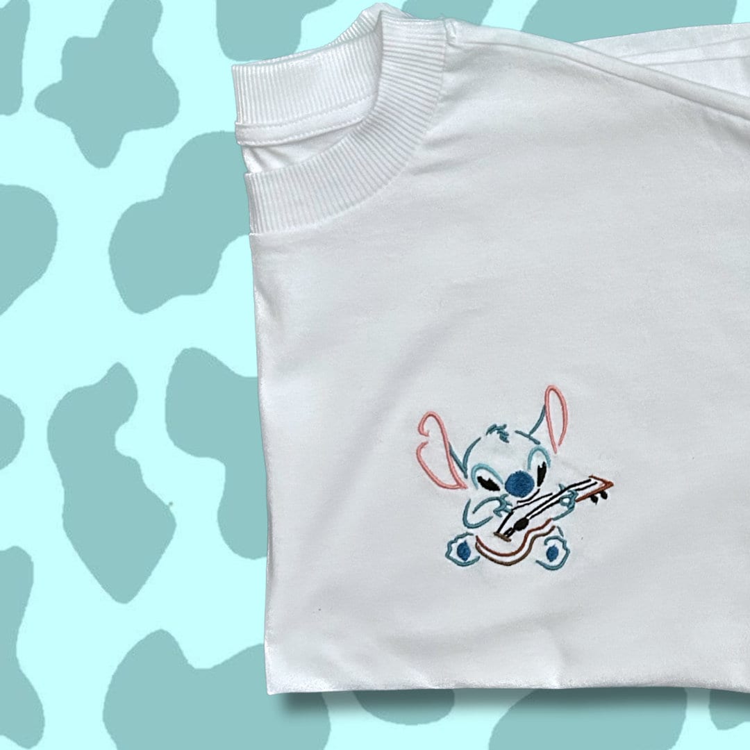 Stitch Embroidered T-Shirt/ Sweatshirt