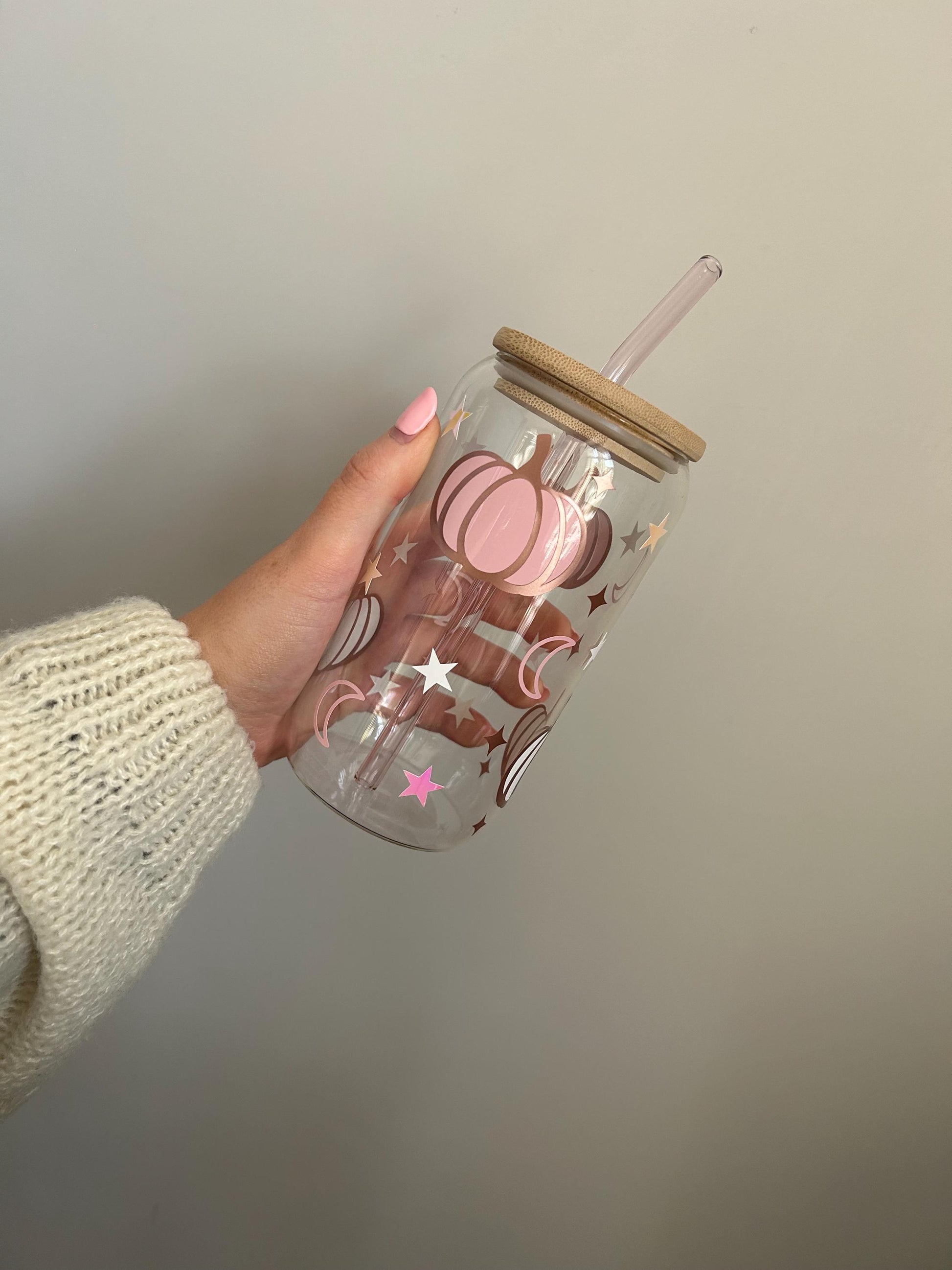 Pink Pumpkin Tumbler
