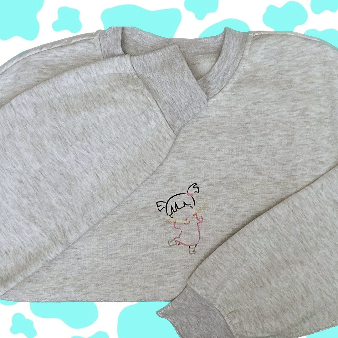 Boo Embroidered T-Shirt/ Sweatshirt