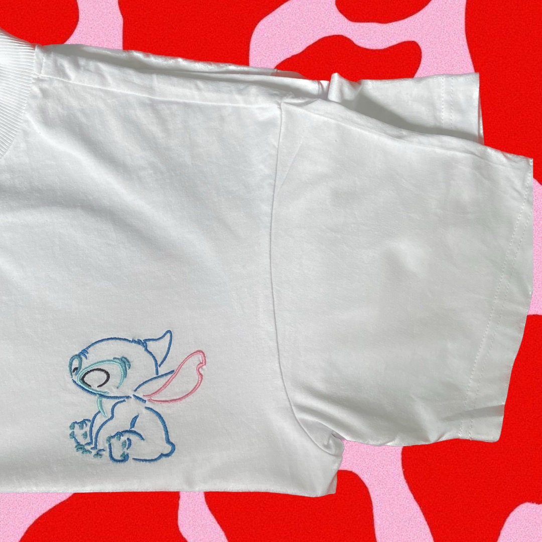 Lilo and Stitch embroidered tshirt/ sweater Stitch