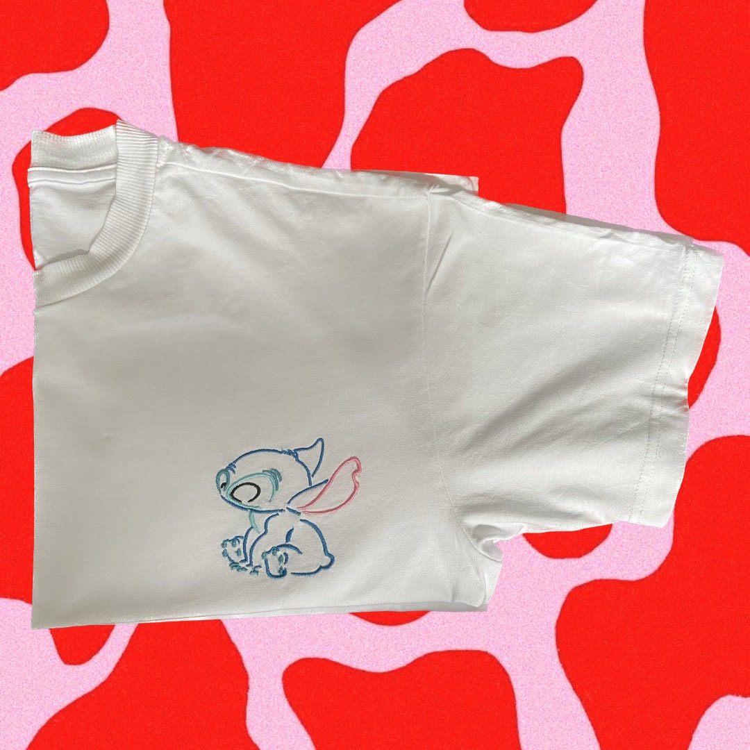 Lilo and Stitch embroidered tshirt/ sweater Stitch