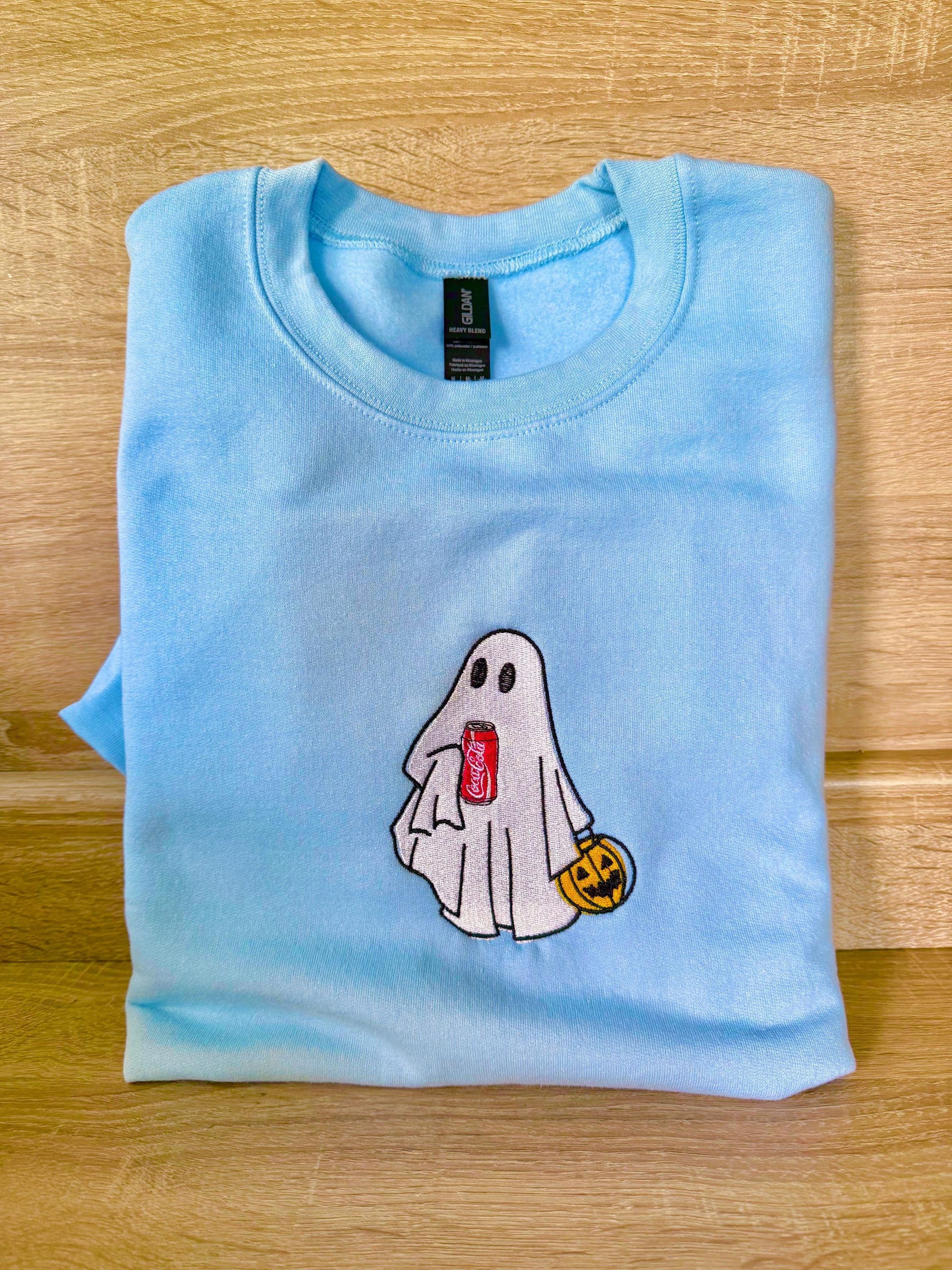 Coca Cola Ghost Embroidered Sweatshirt