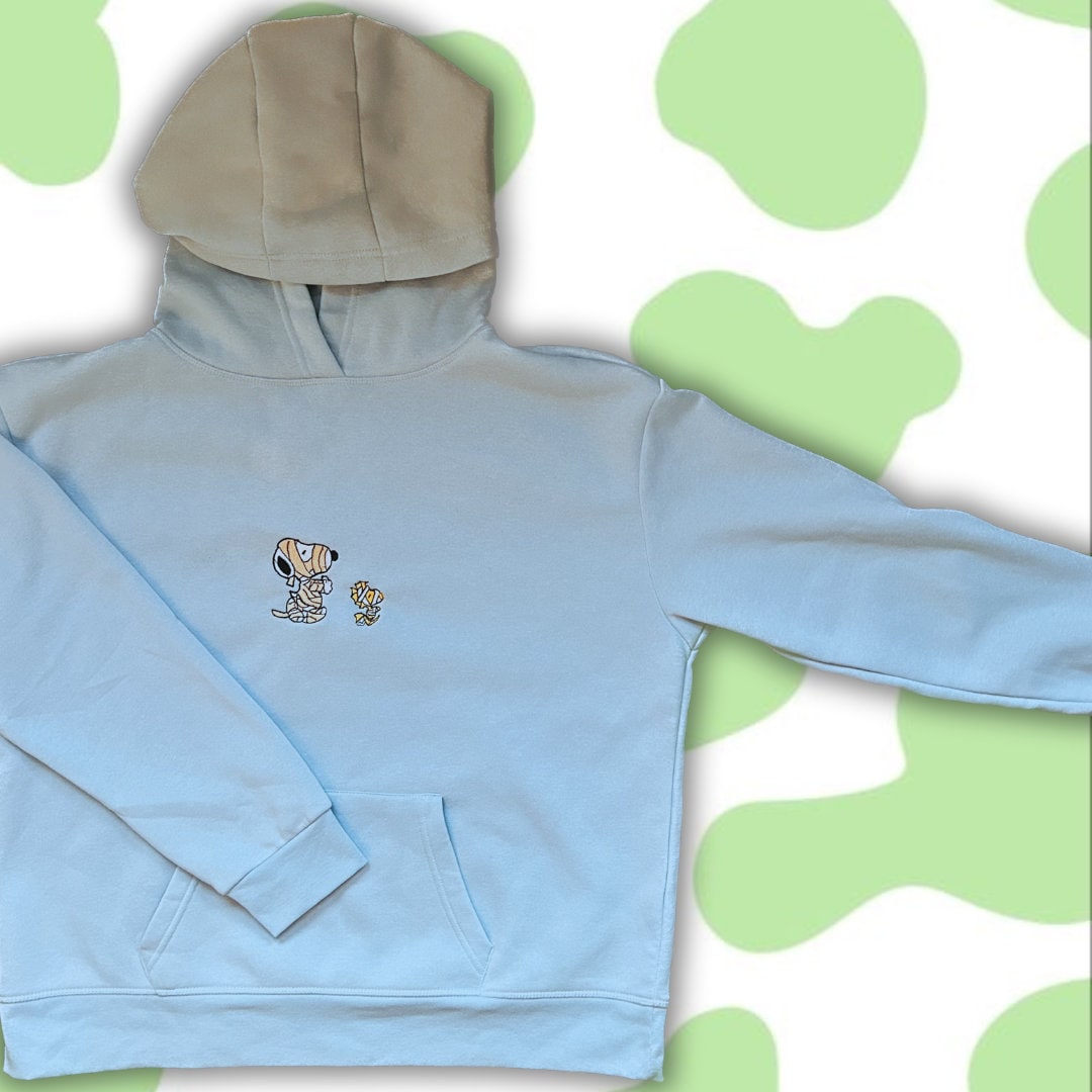 Snoopy Mummy  Embroiered Sweatshirt