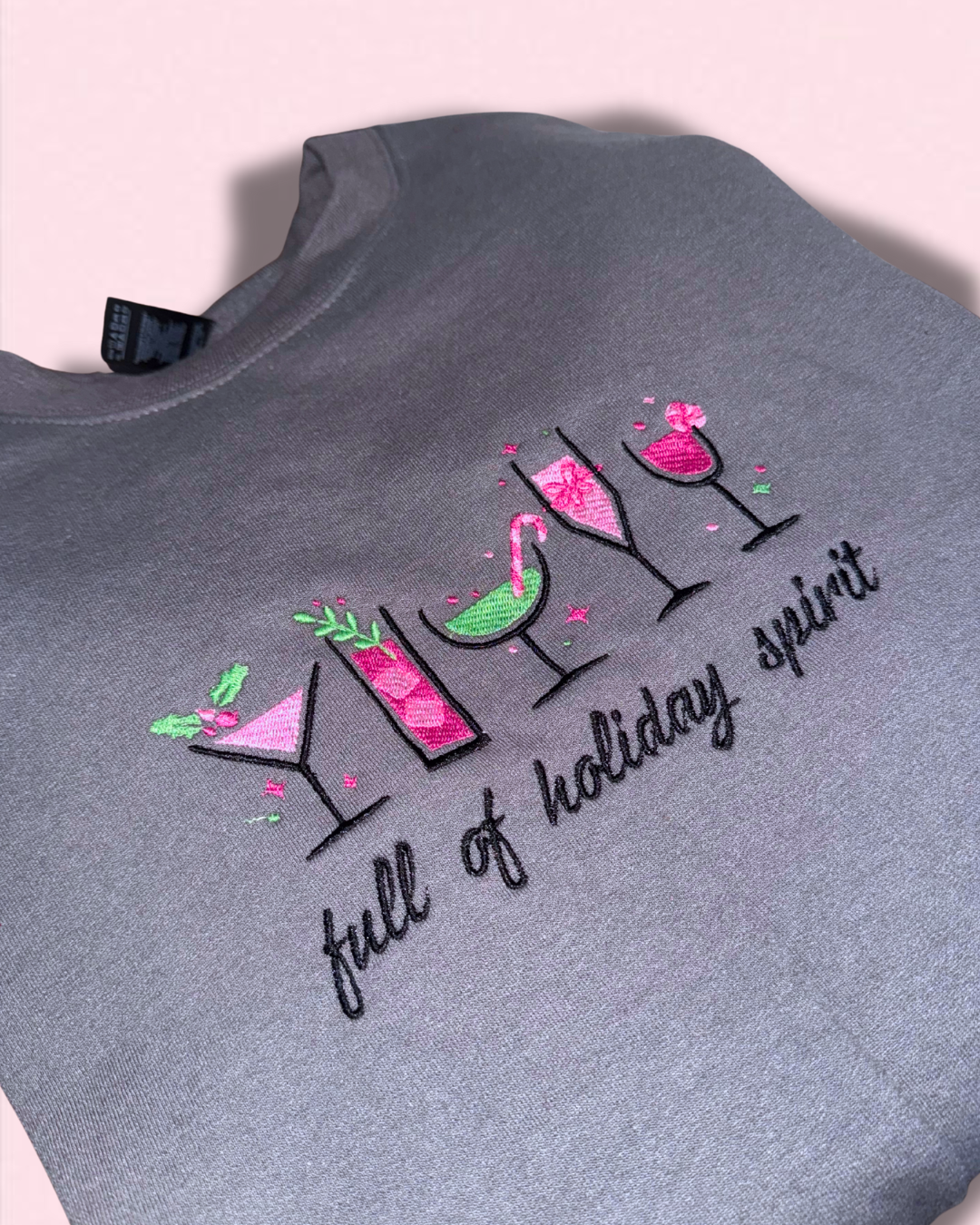 Embroidered Christmas Spirit