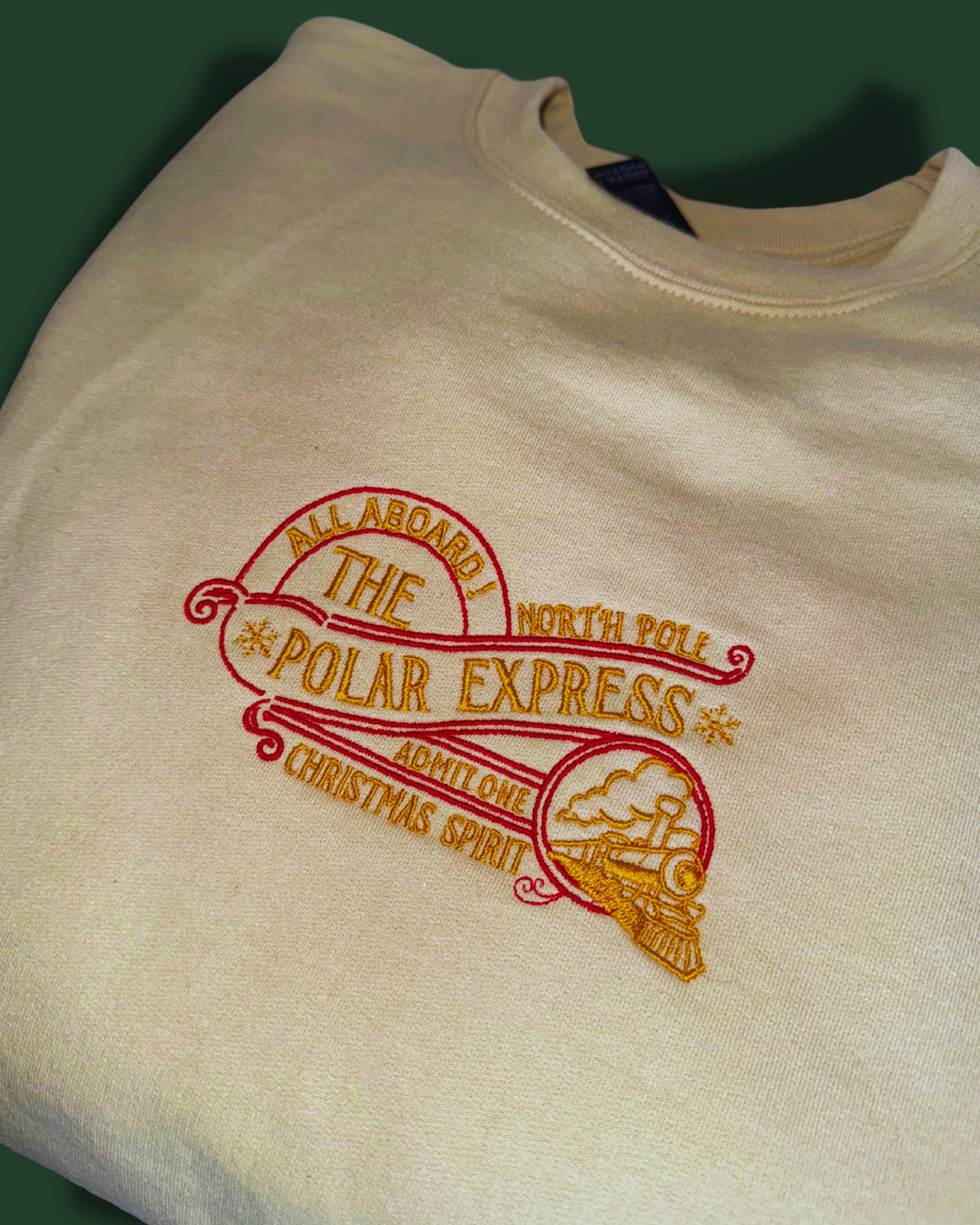 Embroidered Polar Express