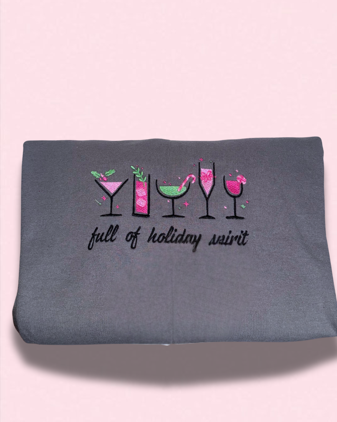 Embroidered Christmas Spirit