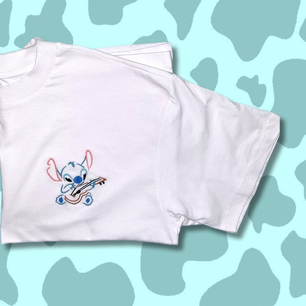 Stitch Embroidered T-Shirt/ Sweatshirt