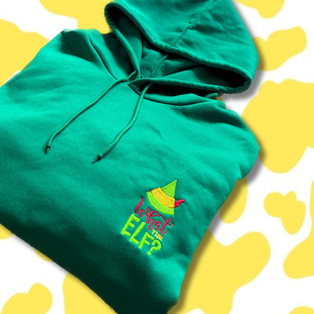 Embroidered What The Elf